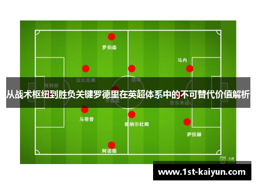 从战术枢纽到胜负关键罗德里在英超体系中的不可替代价值解析